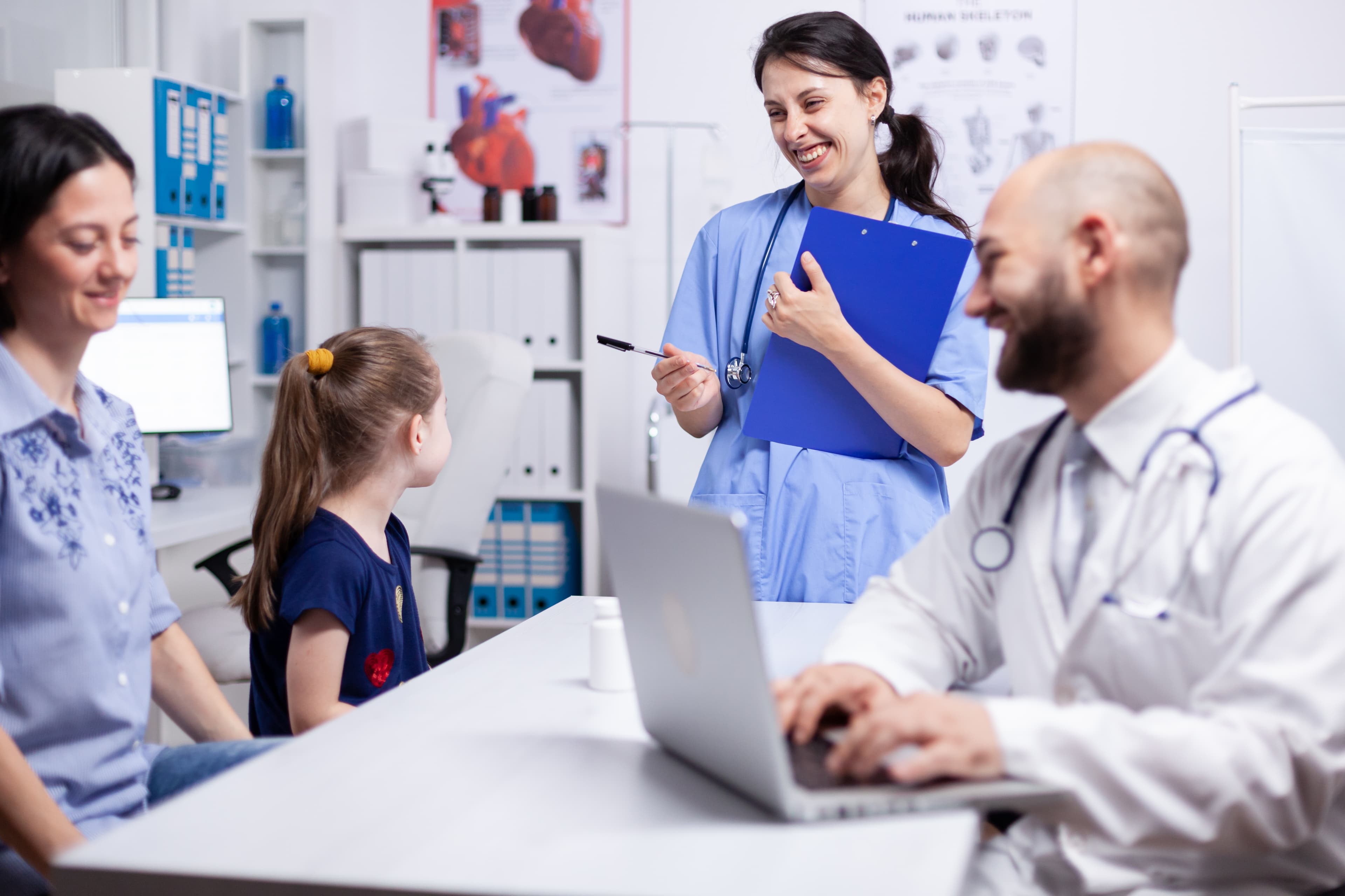 Professional healthcare team